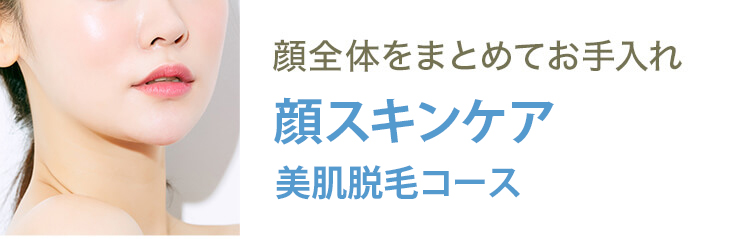 フェイシャル美容脱毛コース