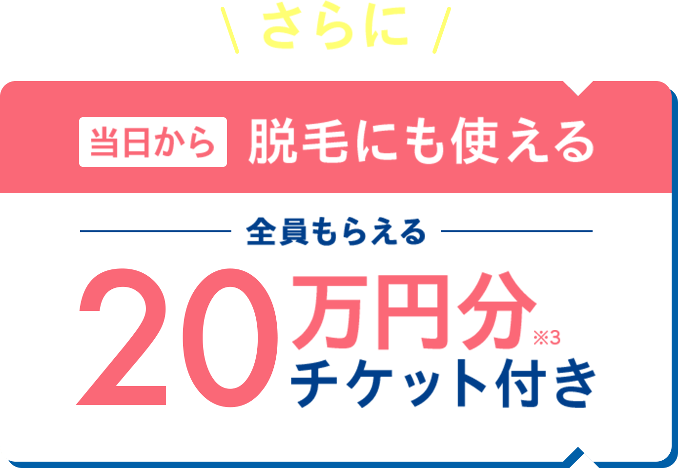 20万円分チケット付き
